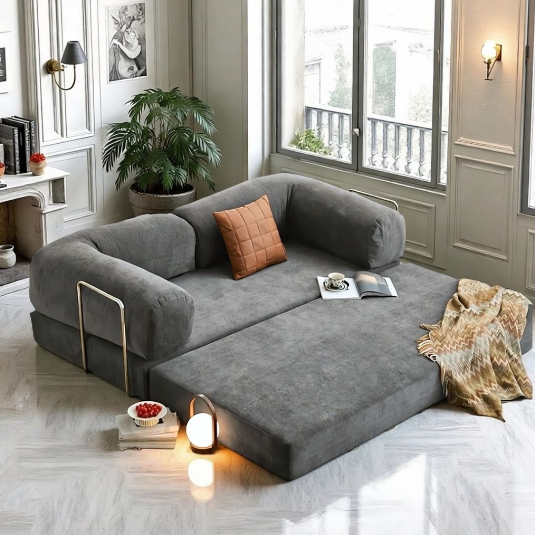Chonkers - Sofa Cum Bed - Grey – CosyLabs