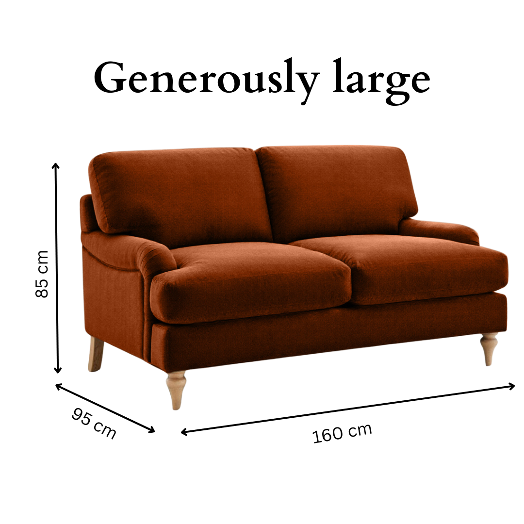 Lemon Sofa - 2 Seater - Copper