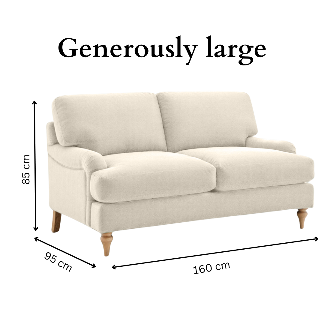 Lemon Sofa - 2 Seater - Beige