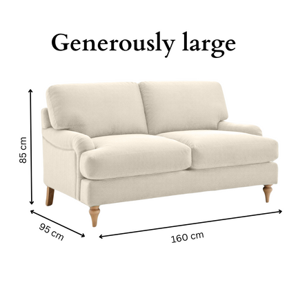 Lemon Sofa - 2 Seater - Beige