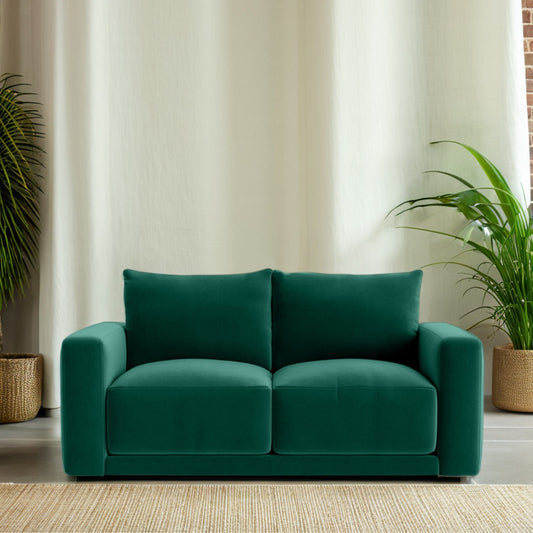 Plum Sofa - 2 Seater - Forest Green
