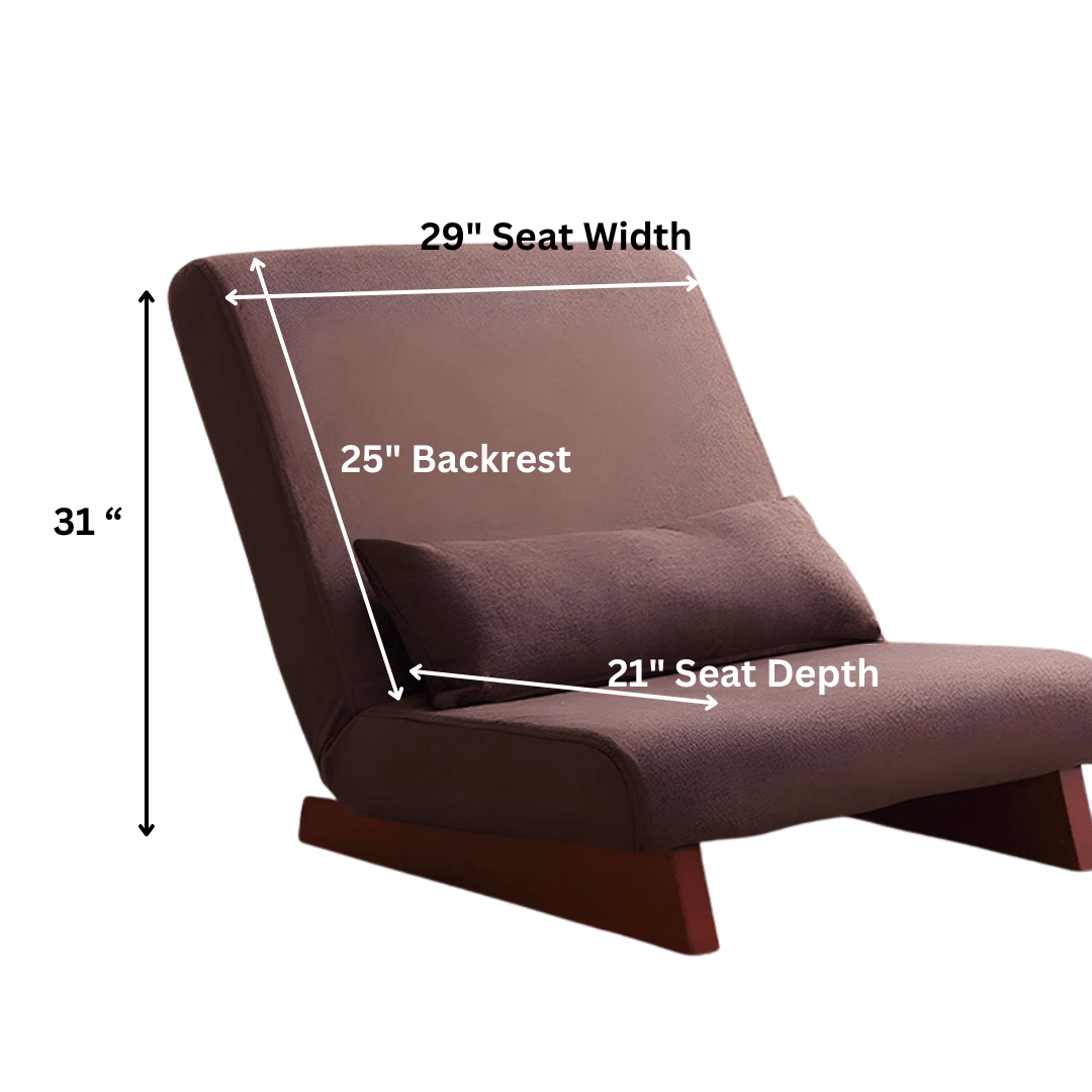 Borneo - Floor Sofa and Lounger (Brown)