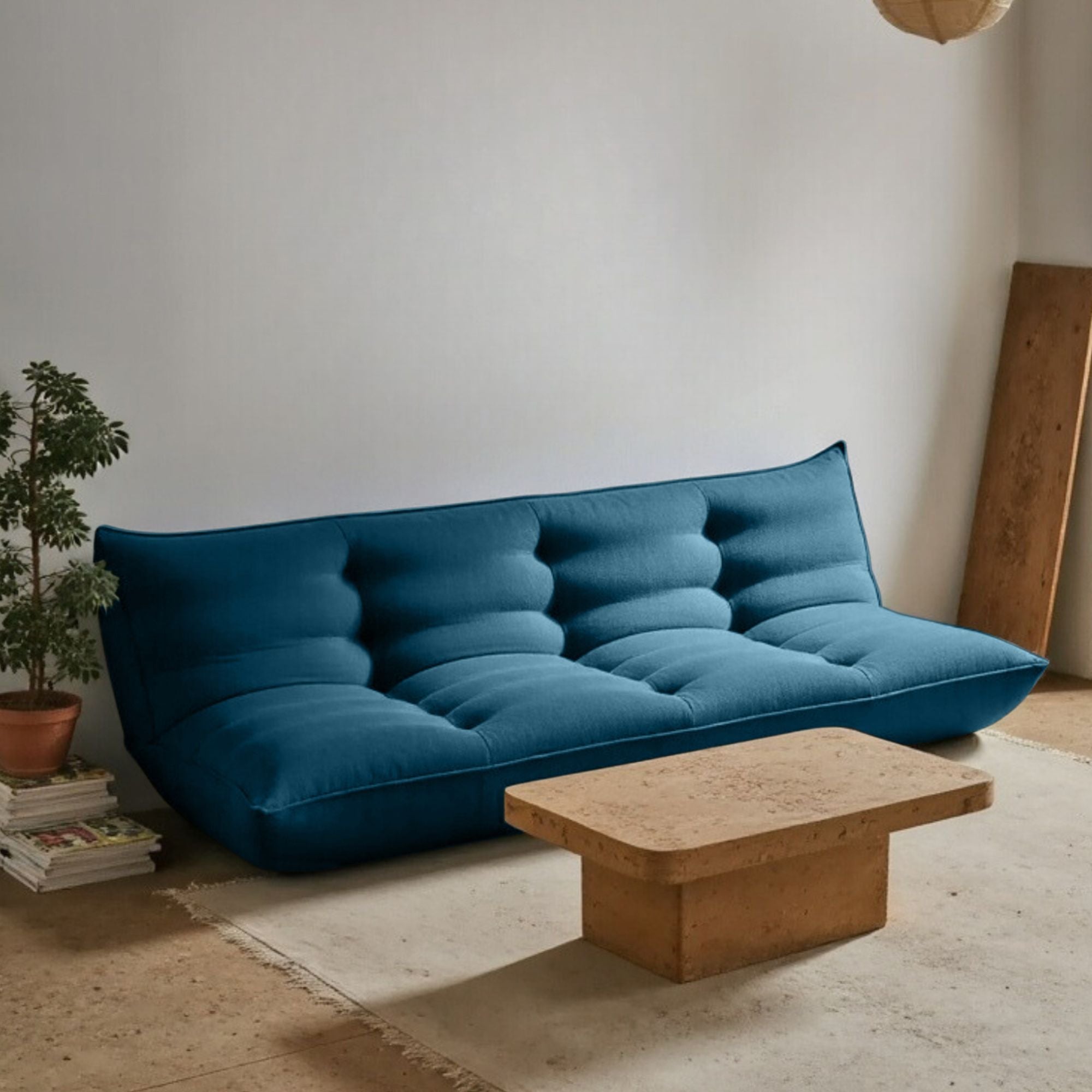 Wood Recron sofa goofy at