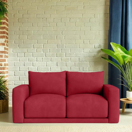 Plum Sofa - 2 Seater - Maroon