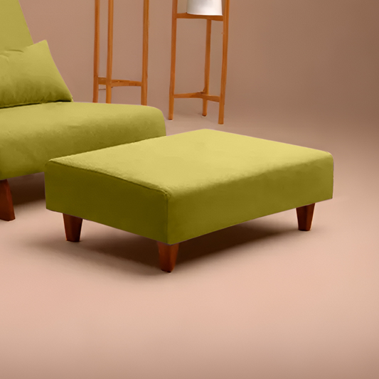 Single Pouffe (Olive Green)