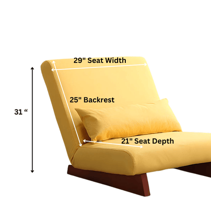Borneo - Floor Sofa and Lounger (Yellow)