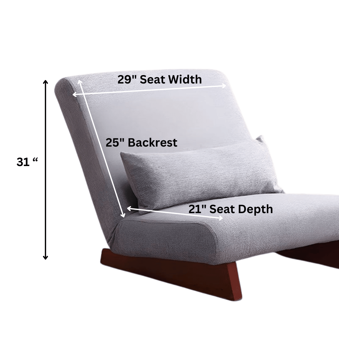 Borneo - Floor Sofa and Lounger (Grey) - CosyLabs