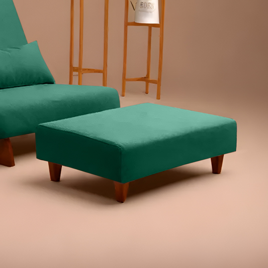 Single Pouffe (Dark Green)