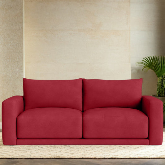 Plum Sofa - 3 Seater - Maroon