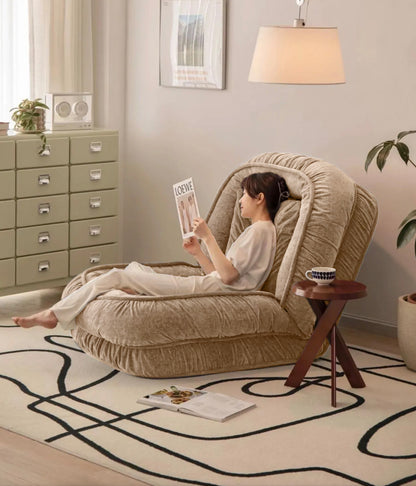 Woolly - Human Dog Bed/Floor Sofa Bed - Beige