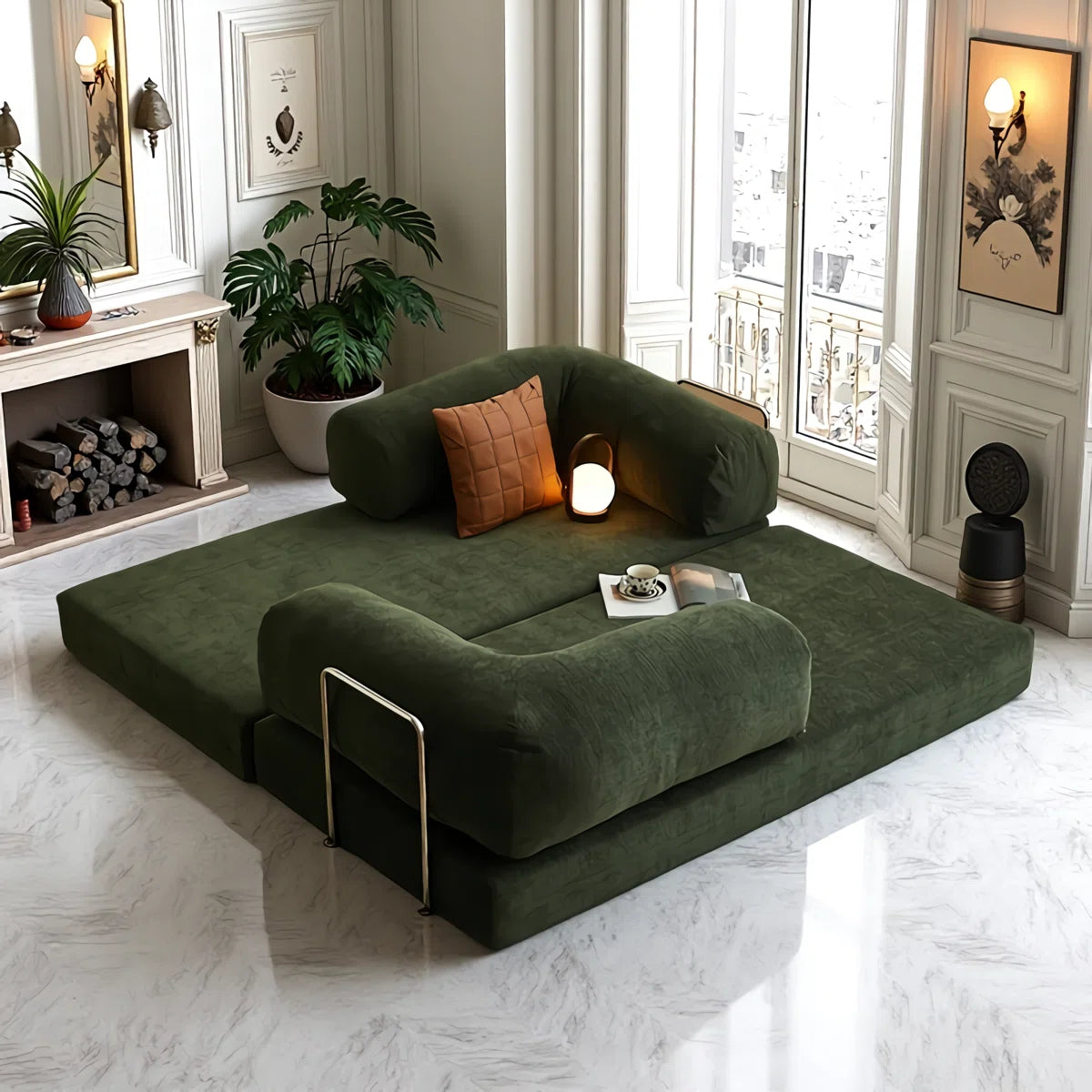 Chonkers - Sofa Bed - Forest Green