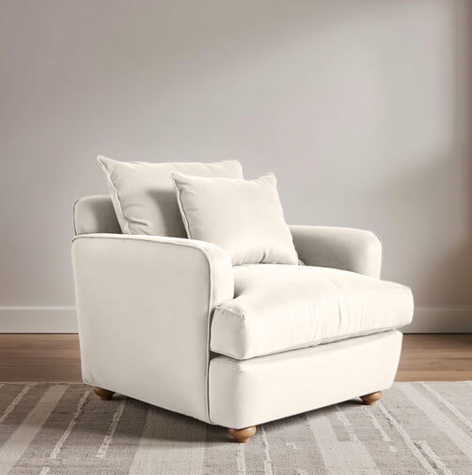 Chunky Sofa - Loveseat - Beige