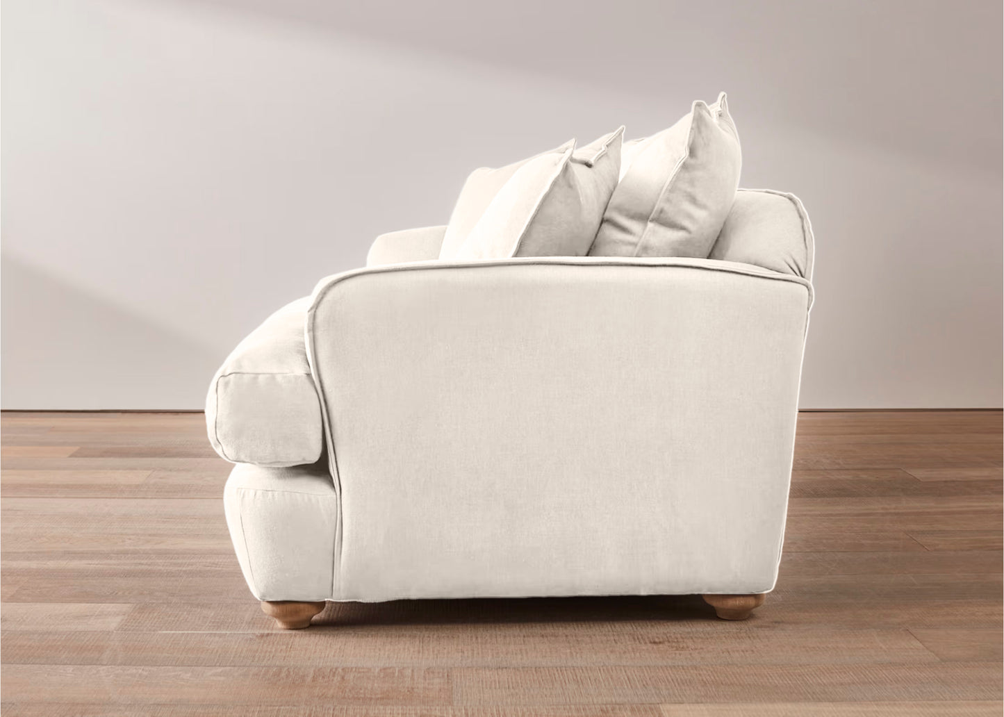 Chunky Sofa - 3 Seater - Beige