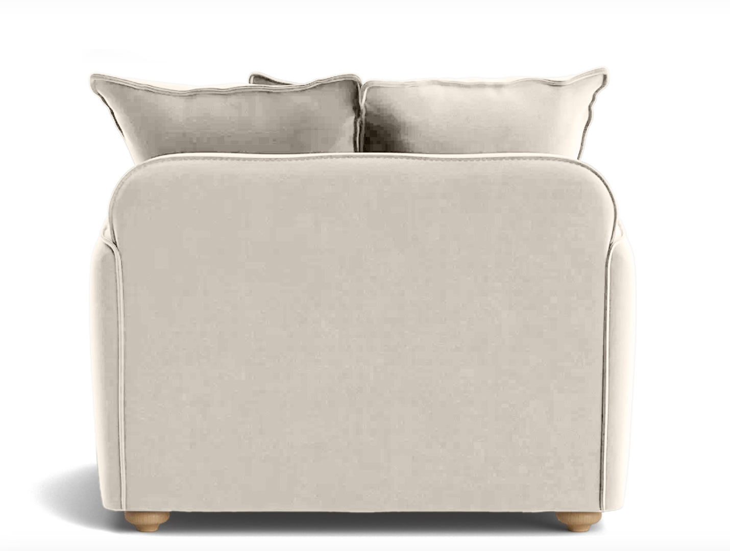 Chunky Sofa - 3 Seater - Beige