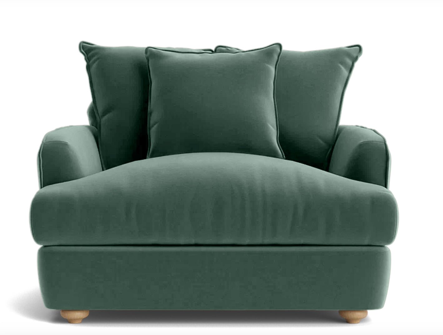 Chunky Sofa - Loveseat - Green