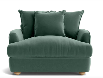 Chunky Sofa - Loveseat - Green