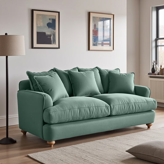 Chunky Sofa - 2 Seater - Green