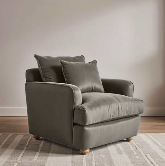 Chunky Sofa - Loveseat - Grey