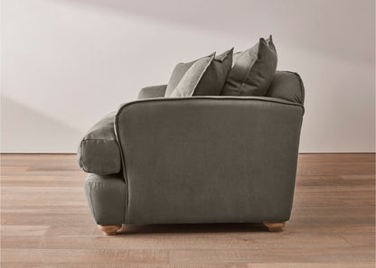 Chunky Sofa - 3 Seater - Grey