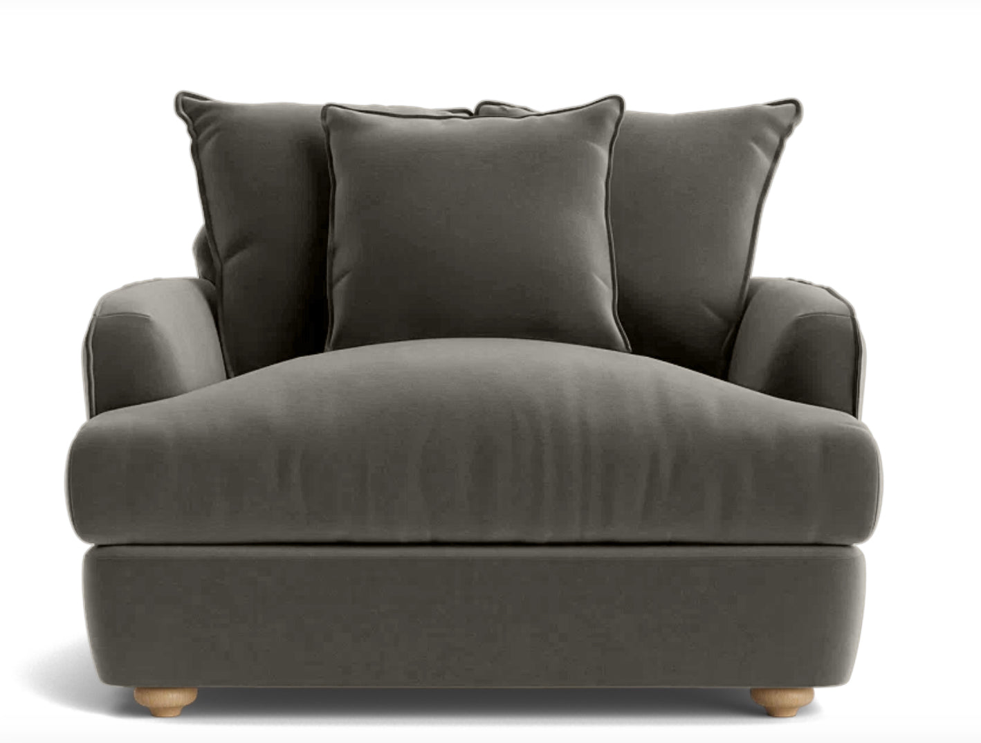 Chunky Sofa - Loveseat - Grey