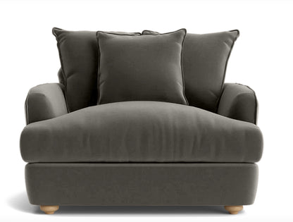 Chunky Sofa - Loveseat - Grey