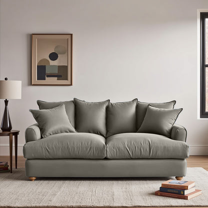 Chunky Sofa - 2 Seater - Grey
