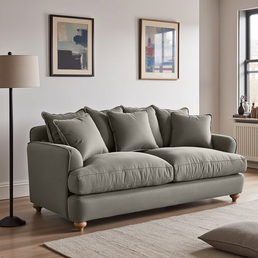 Chunky Sofa - 2 Seater - Grey
