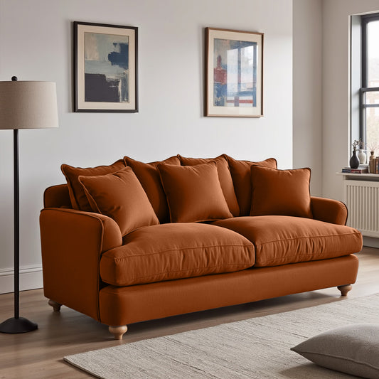 Chunky Sofa - 2 Seater - Copper