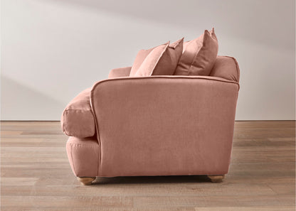 Chunky Sofa - 3 Seater - Peach