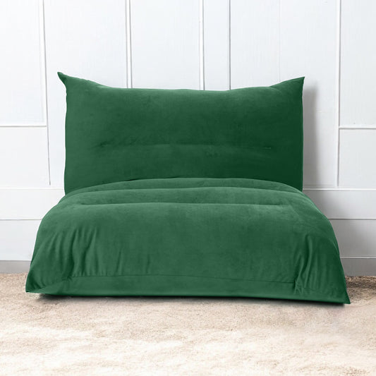 Flooton - Floor Sofa and Futon Bed - Forest Green