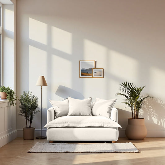 Jamun Sofa - Loveseat - Beige