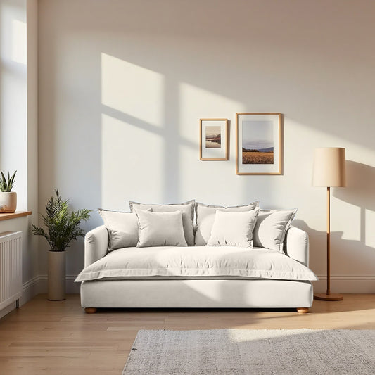 Jamun Sofa - 2 Seater - Beige