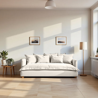 Jamun Sofa - 3 Seater - Beige