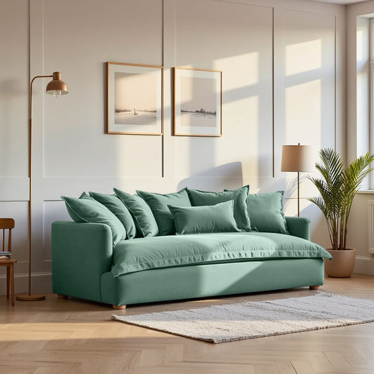 Jamun Sofa - 3 Seater - Green
