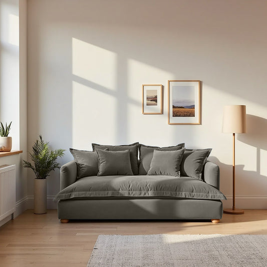 Jamun Sofa - 2 Seater - Grey