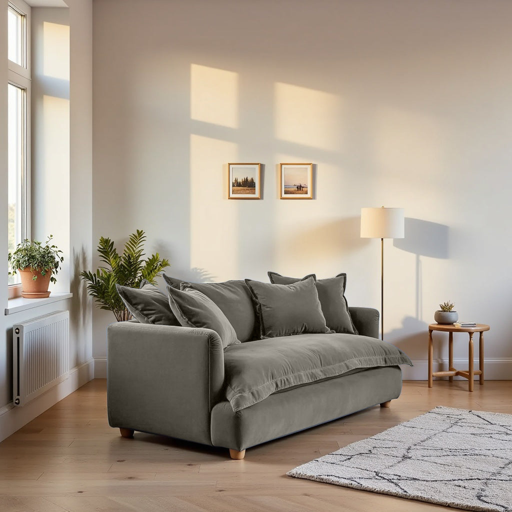 Jamun Sofa - 2 Seater - Grey