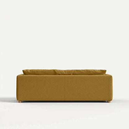 Jamun Sofa - 3 Seater - Mustard
