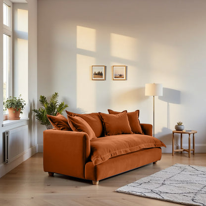 Jamun Sofa - 2 Seater - Copper