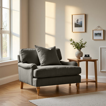 Lemon - Loveseat Sofa - Grey