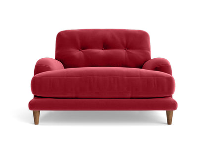 Sugar Sofa - Loveseat - Dark Maroon