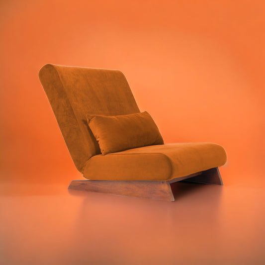 Borneo - Floor Sofa and Lounger (Orange)