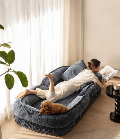 Woolly - Large Luxurious Floor Sofa Bed