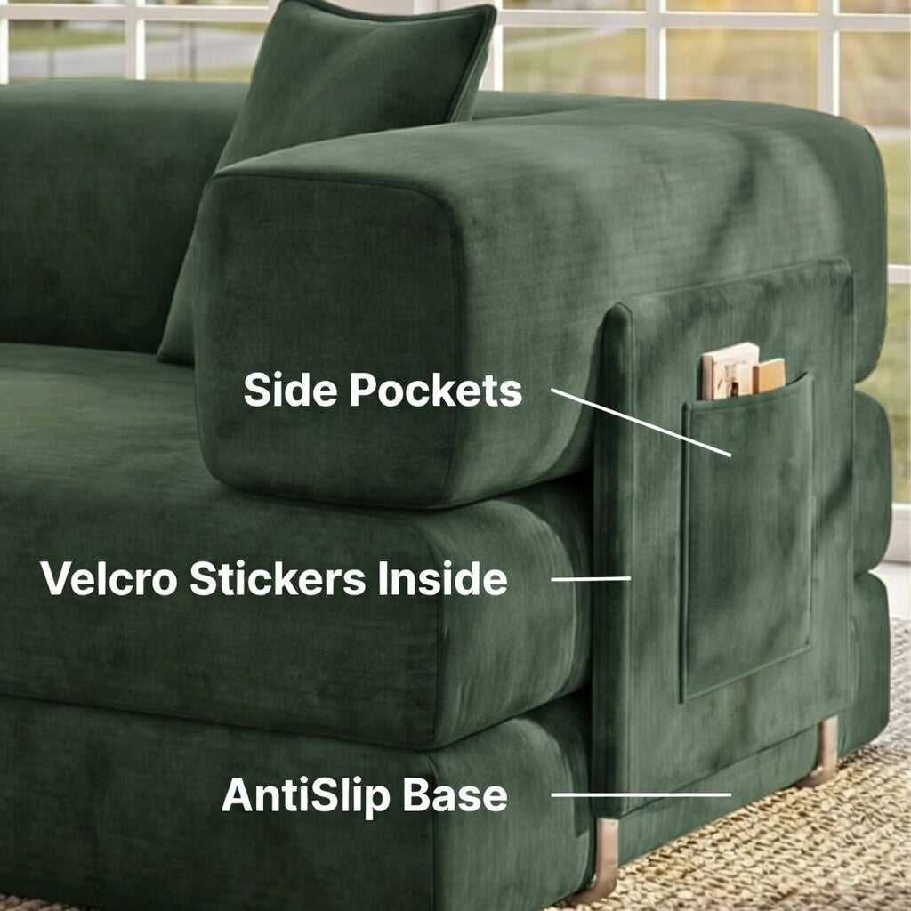 Chonkers - Sofa Bed - Forest Green