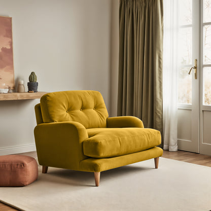 Sugar Sofa - Loveseat - Mustard