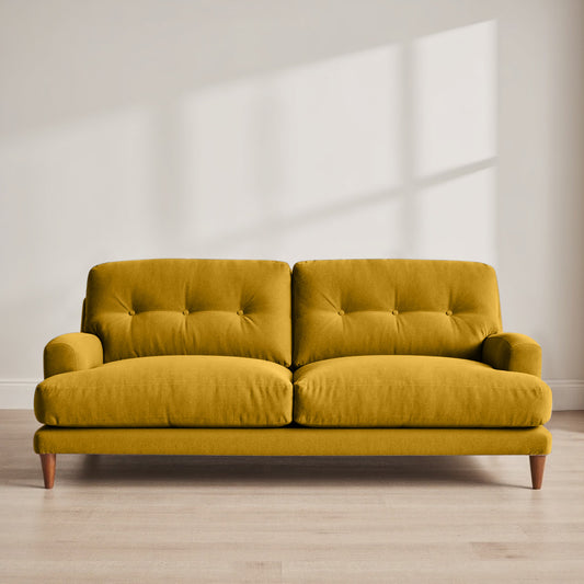 Sugar Sofa - 3 Seater - Mustard
