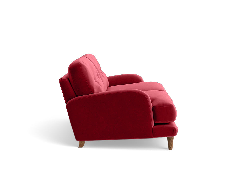 Sugar Sofa - 3 Seater - Dark Maroon