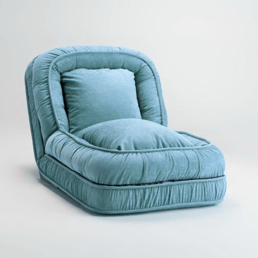 Woolly - Human Dog Bed/Floor Sofa Bed - Pale Blue