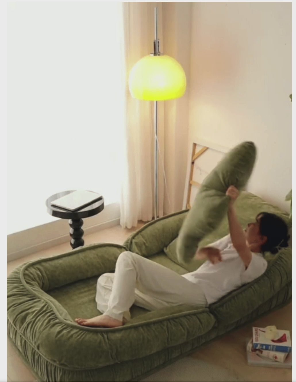 Floor chair bed sales